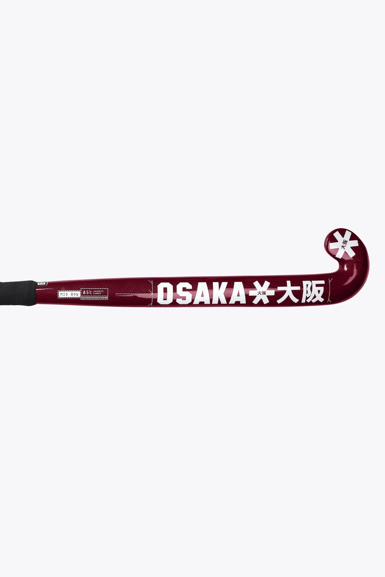 osaka-field-hockey-stick-mid-bow-85-cherry-lacquer image 4