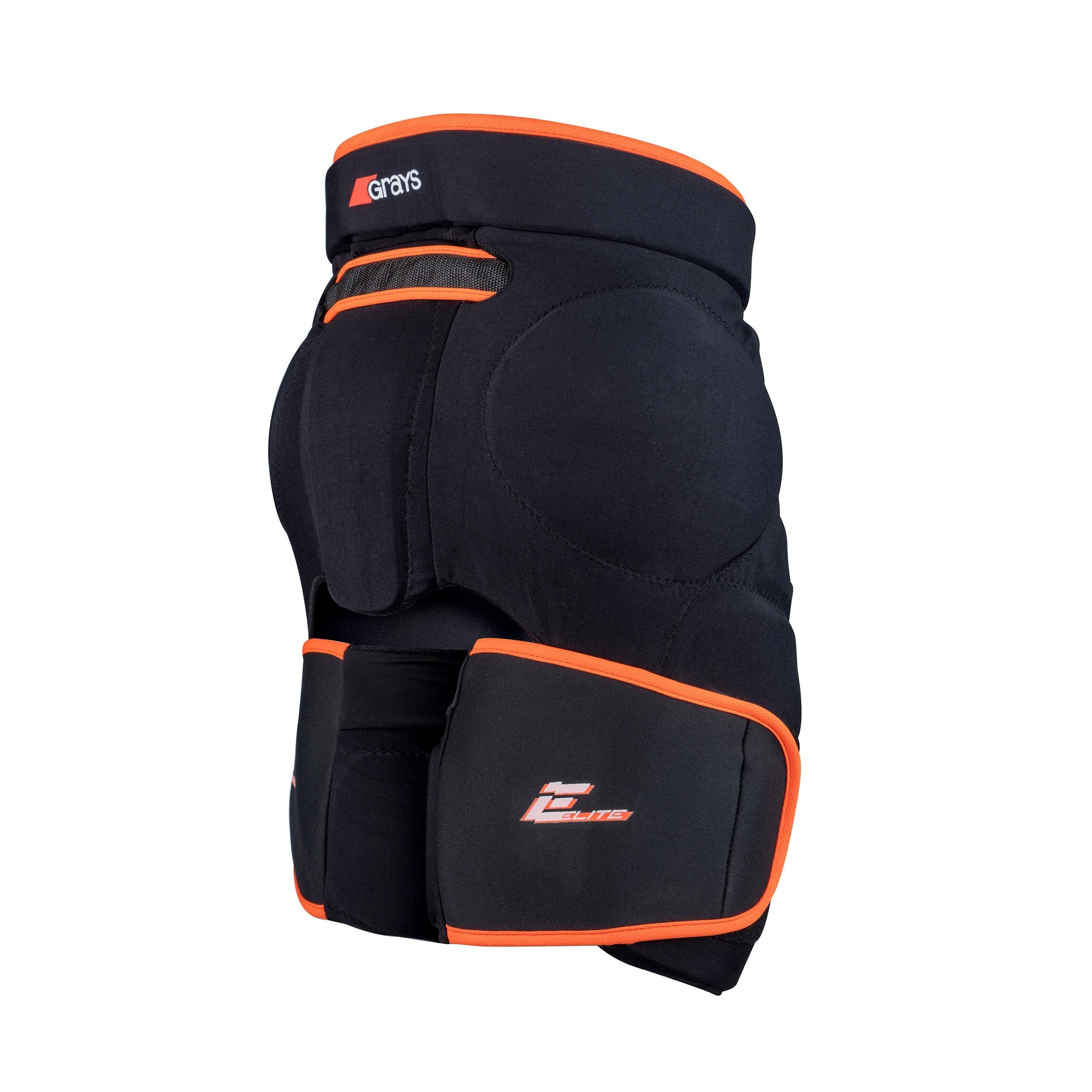 grays-elite-padded-shorts-portiere-nero-arancione image 4