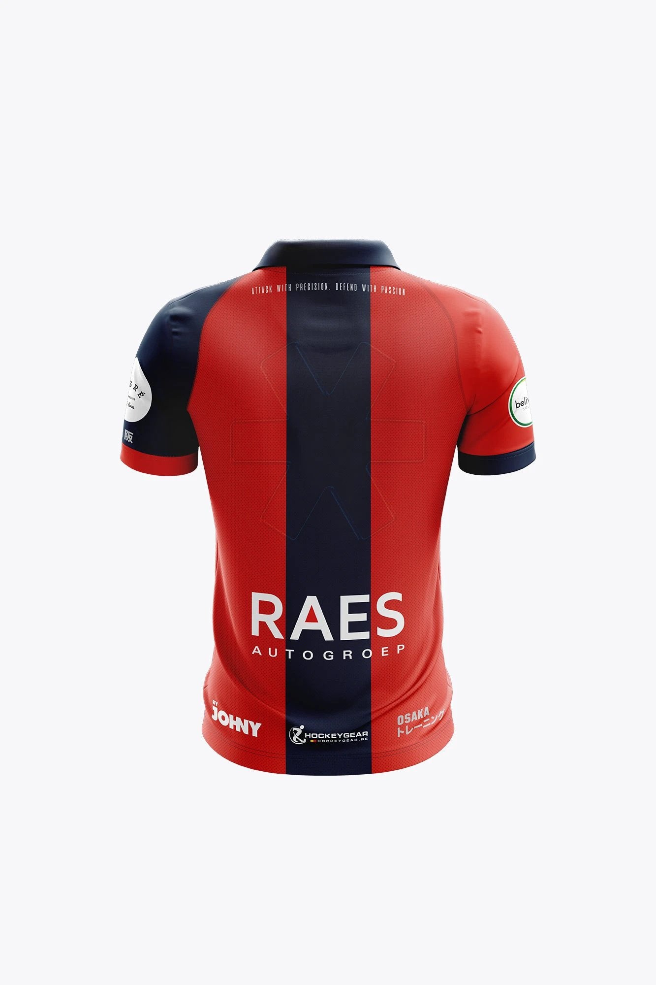 osaka-khc-brugge-kids-polo-jersey-red-navy image 2