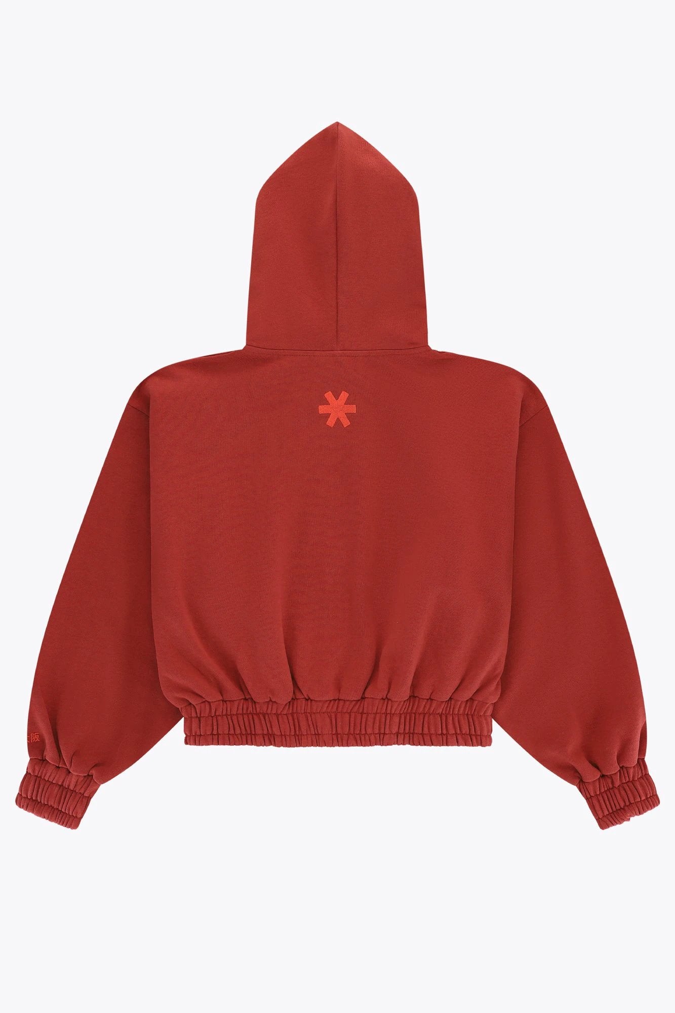 osaka-women-cropped-full-zip-hoodie-brunette-felpa-cappuccio image 2
