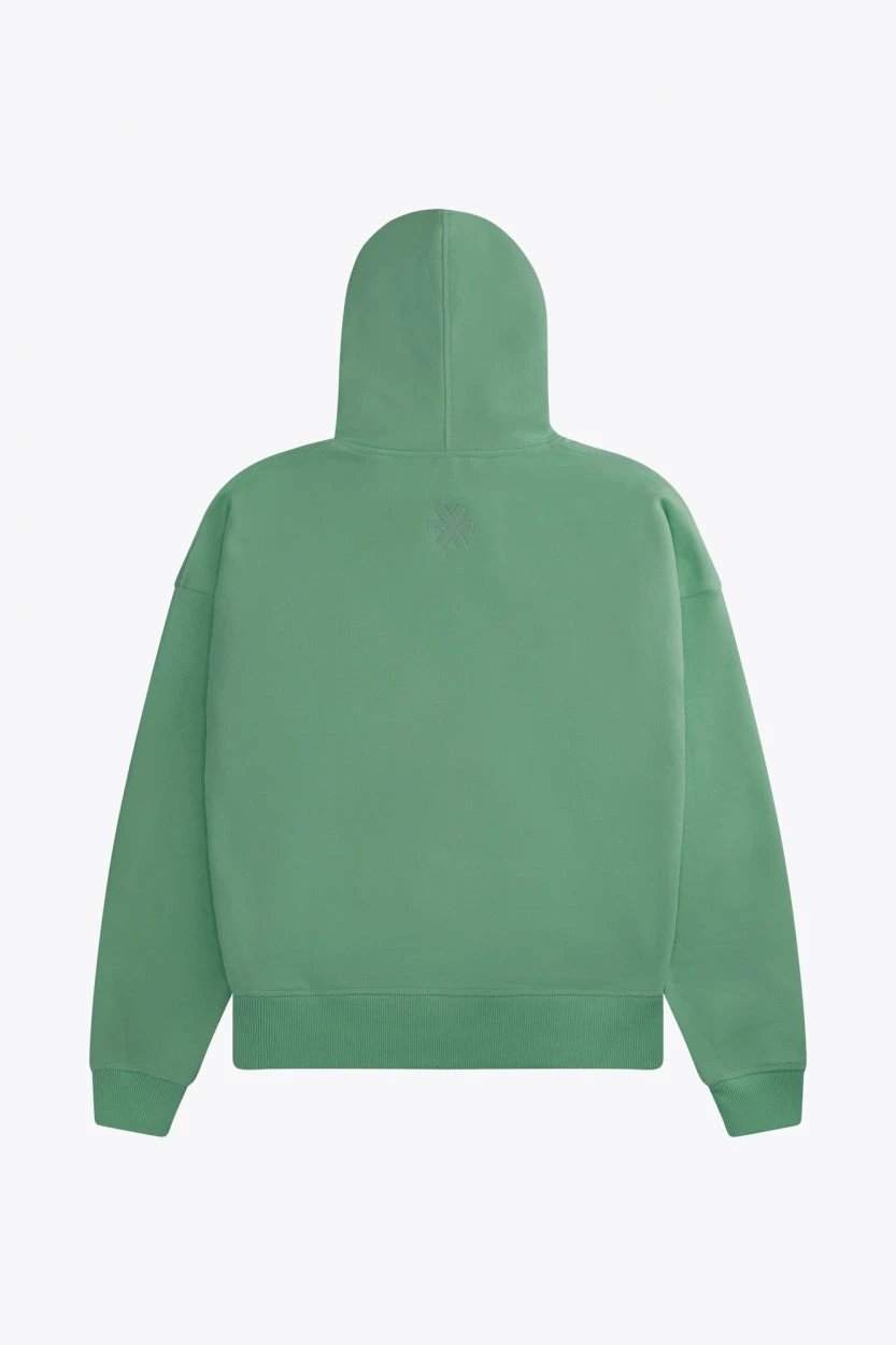 osaka-shibui-women-hoodie-felpa-con-cappuccio-verde-oversize image 3