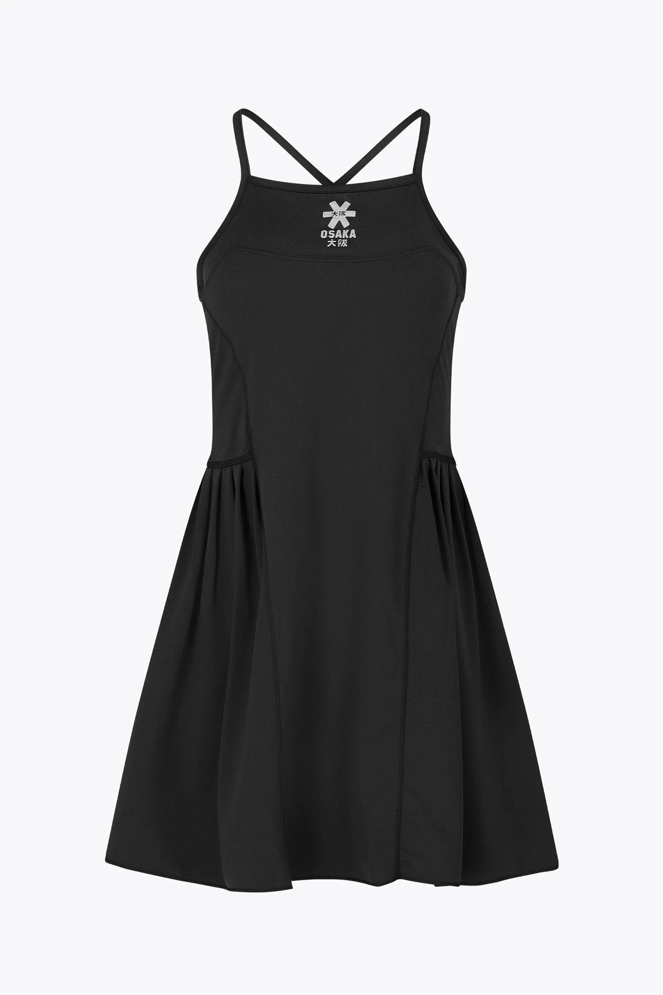 osaka-women-pleated-tech-dress-donna-nero image 1