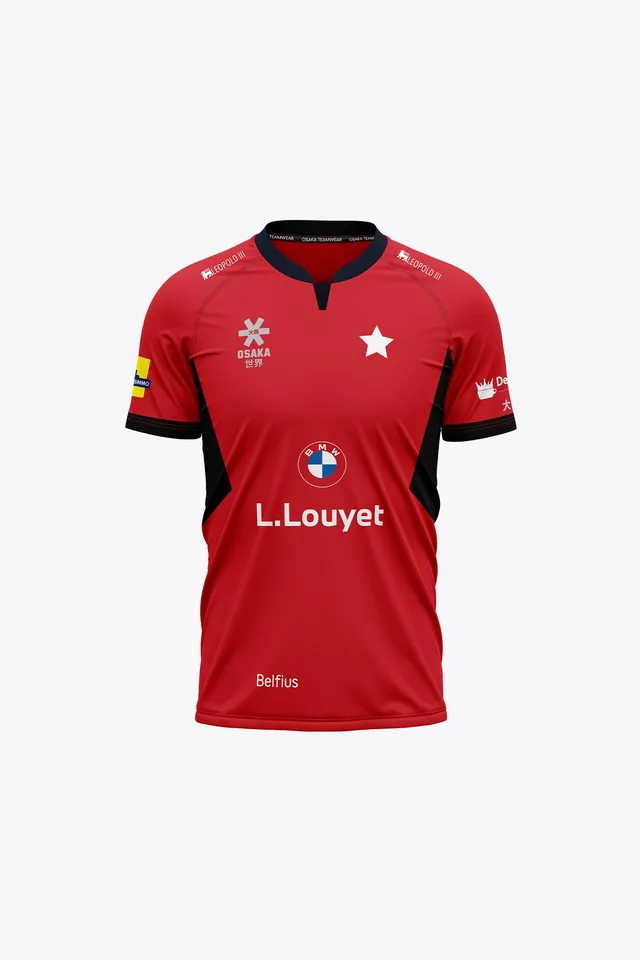 osaka-white-star-kids-jersey-maglia-hockey-bambino-rossa image 1