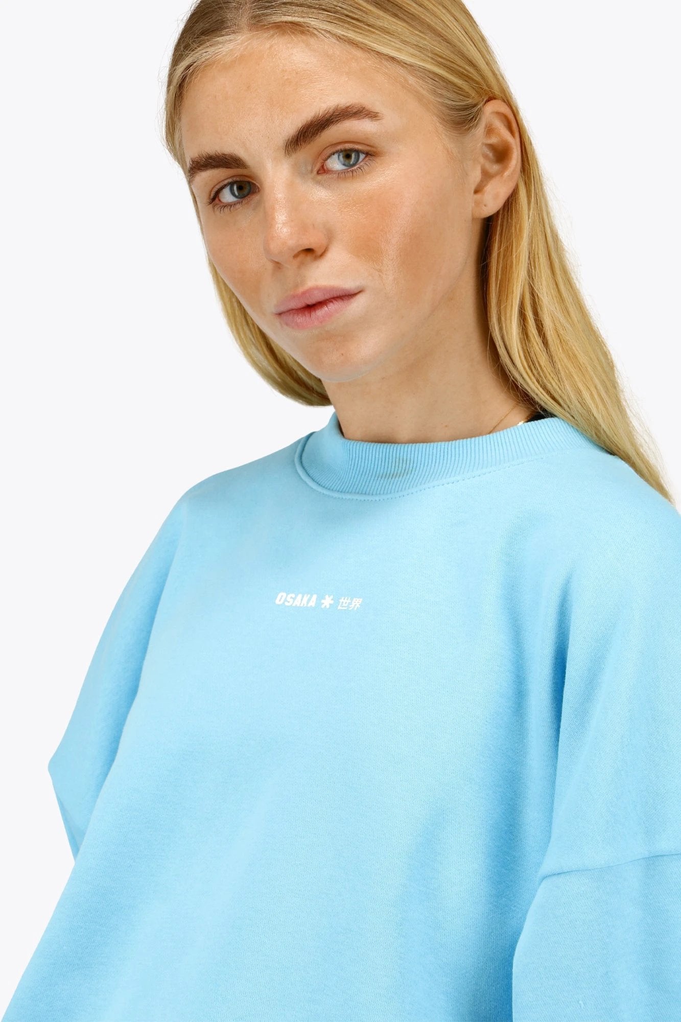 osaka-women-sweater-felpa-oversize-blue-topaz image 8