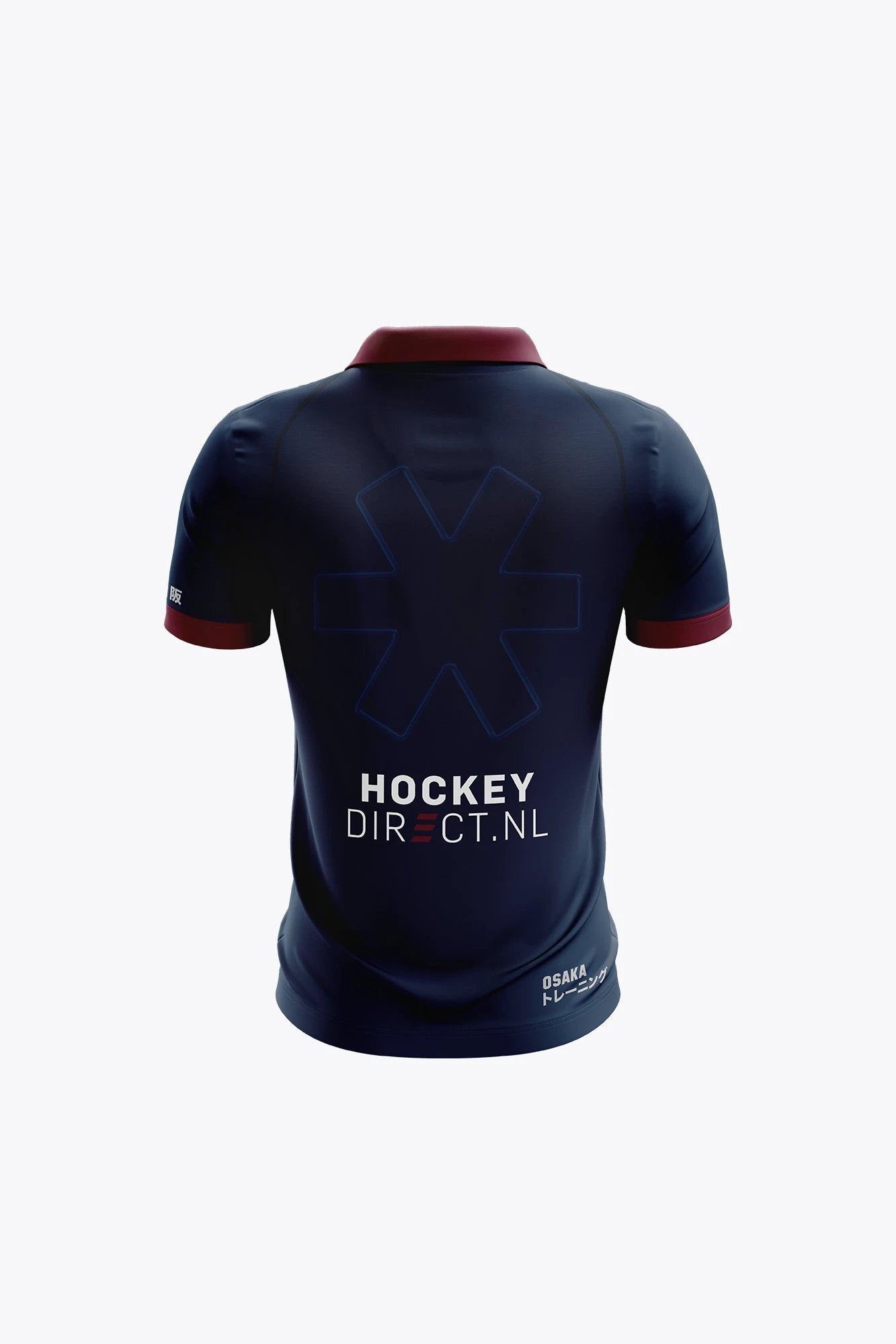 osaka-hermes-kids-polo-jersey-navy-burgundy-polo-bambino image 2