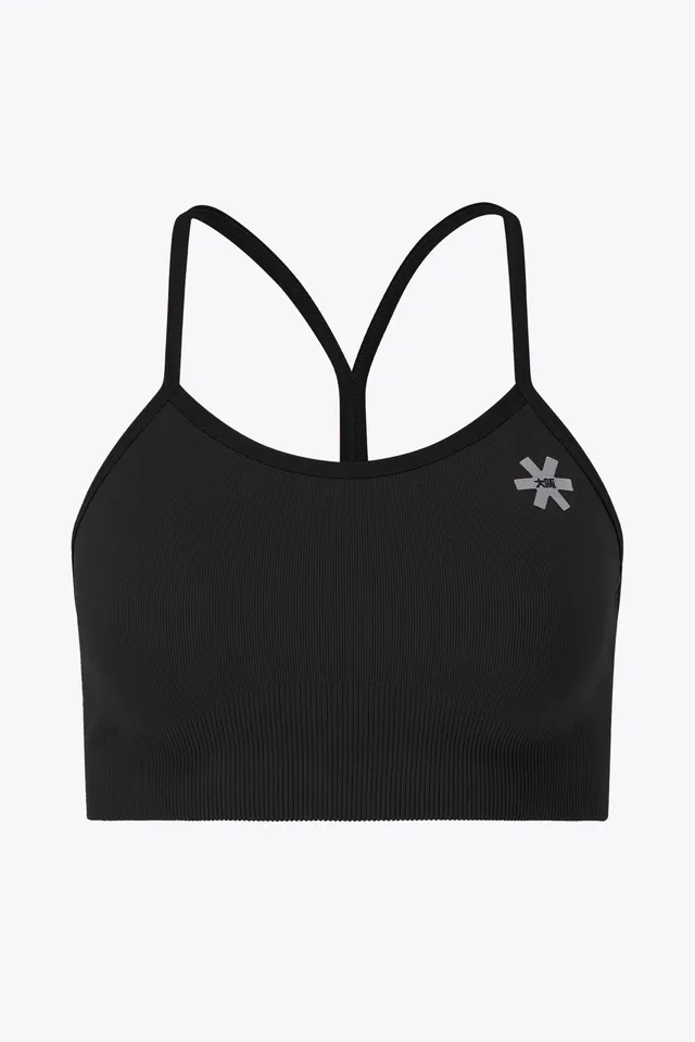 osaka-women-seamless-strap-bra-reggiseno-sportivo-faded-black image 1