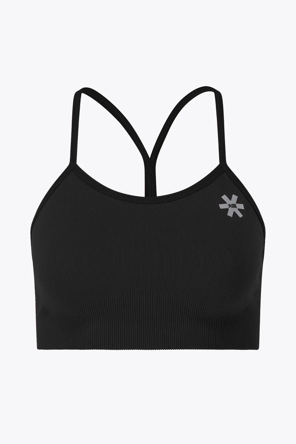 osaka-women-seamless-strap-bra-reggiseno-sportivo-faded-black image 1