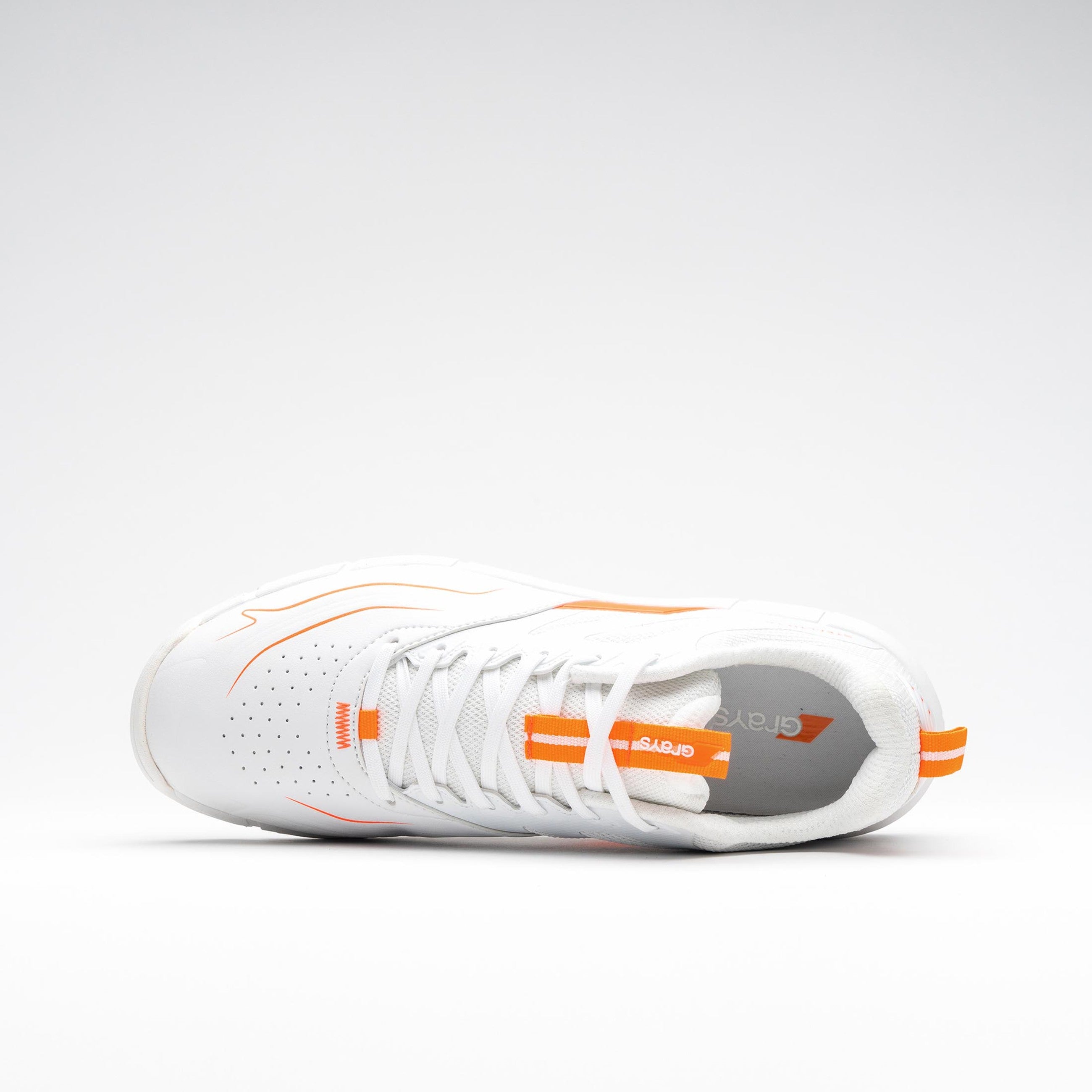 grays-stealth-junior-scarpa-da-hockey-prato-bianca-arancione image 7