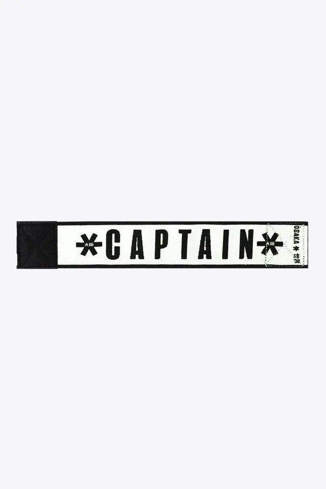 fascia-capitano-osaka-captain-band-bianca-elastica-regolabile image 1