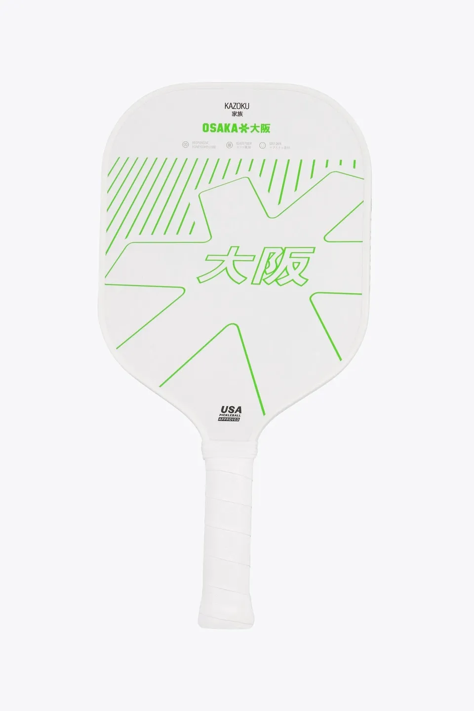osaka-kazoku-pickleball-paddle-iconic-white image 1