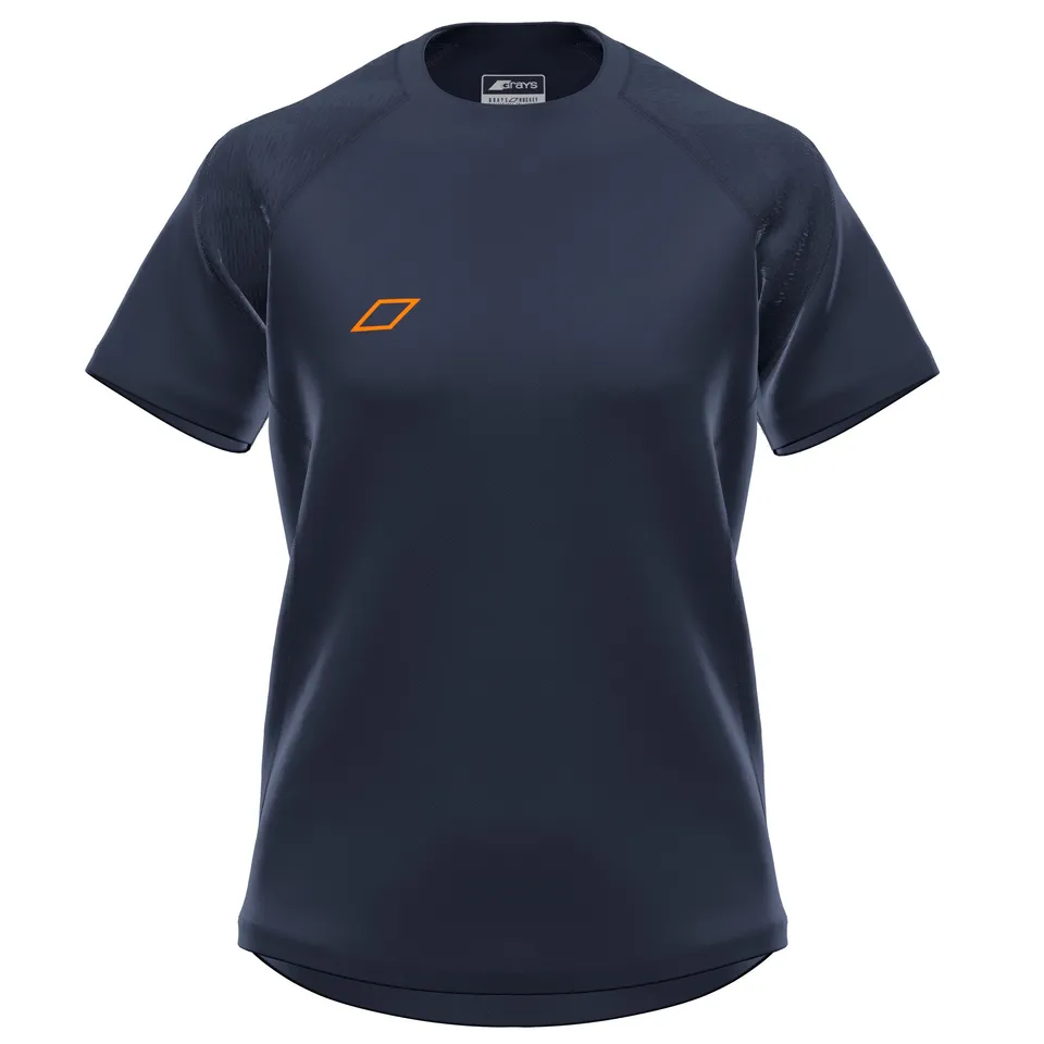 grays-performance-t-shirt-hockey-donna-a-maniche-corte-nera image 1