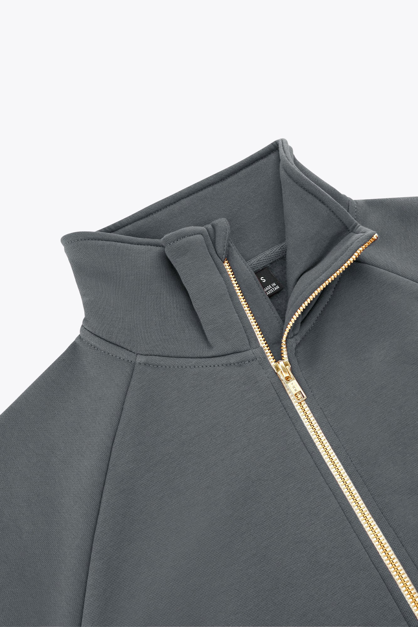 osaka-women-full-zip-sweater-felpa-donna-dark-grey-melange image 3