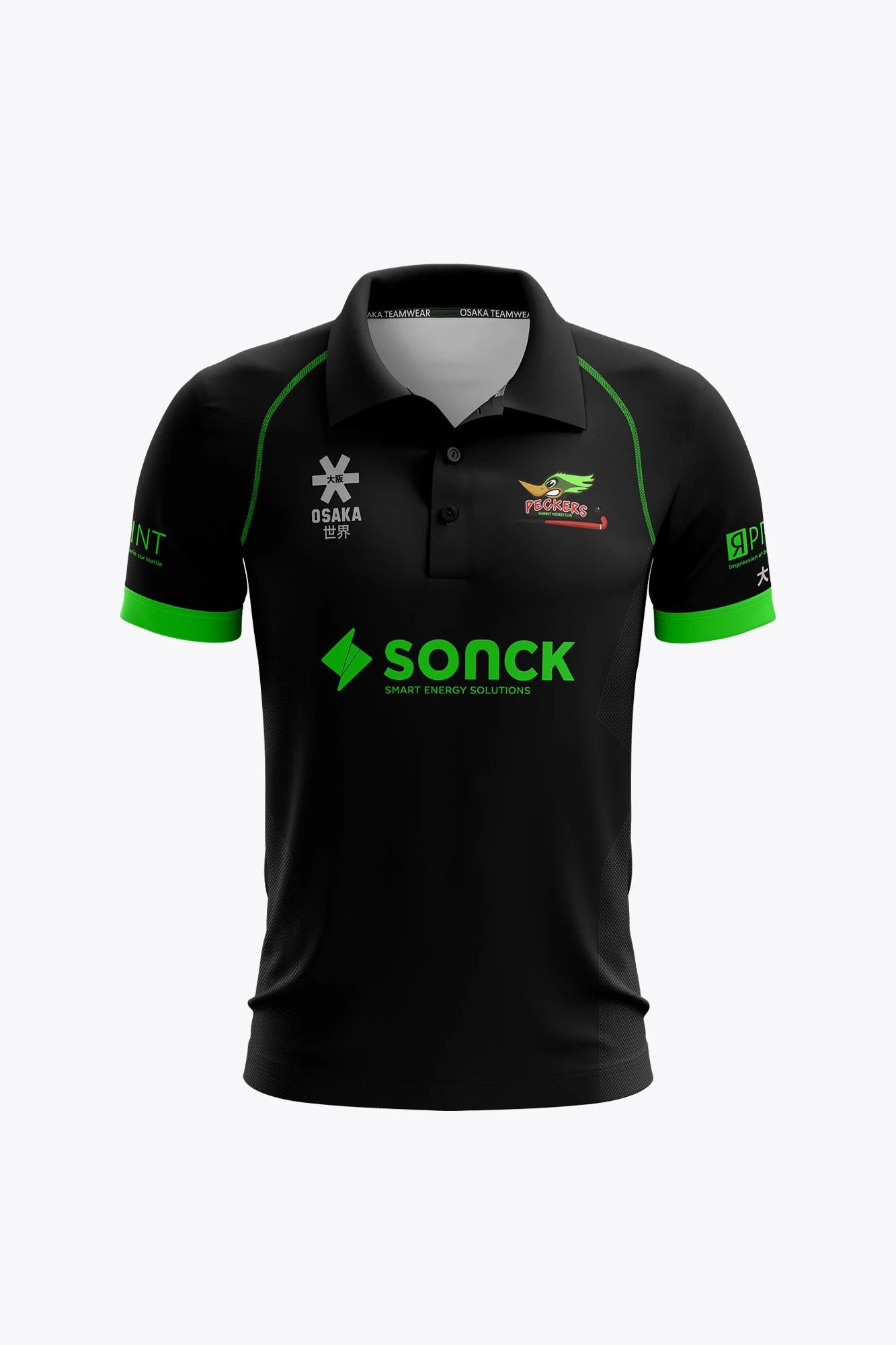 osaka-hc-hannut-polo-jersey-donna-nero image 1
