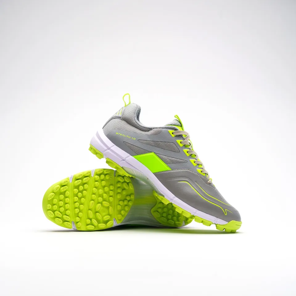 grays-stealth-junior-scarpa-hockey-grigio-fluo-yellow image 1