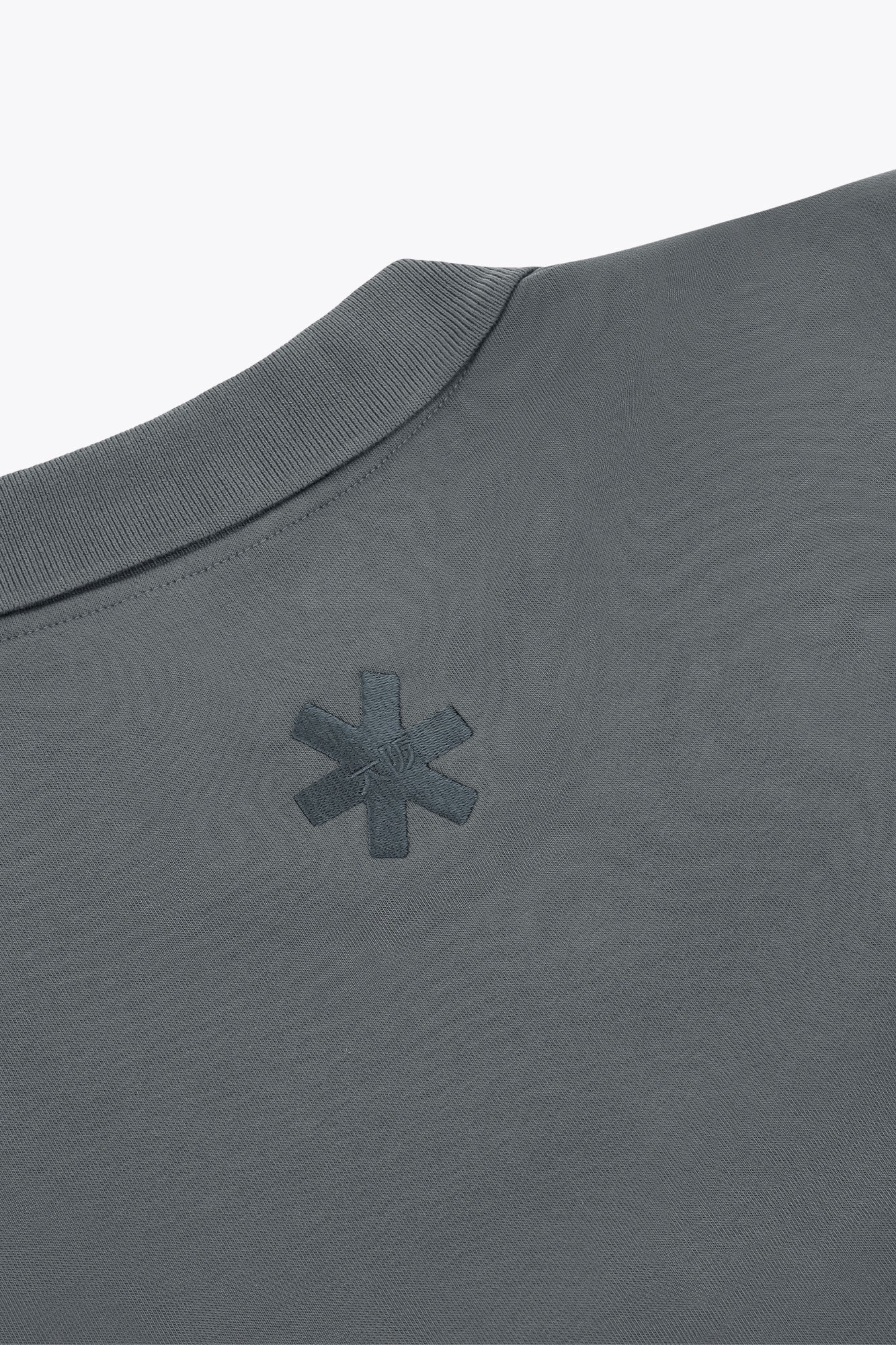 osaka-women-polo-zip-sweater-dark-grey-melange image 5