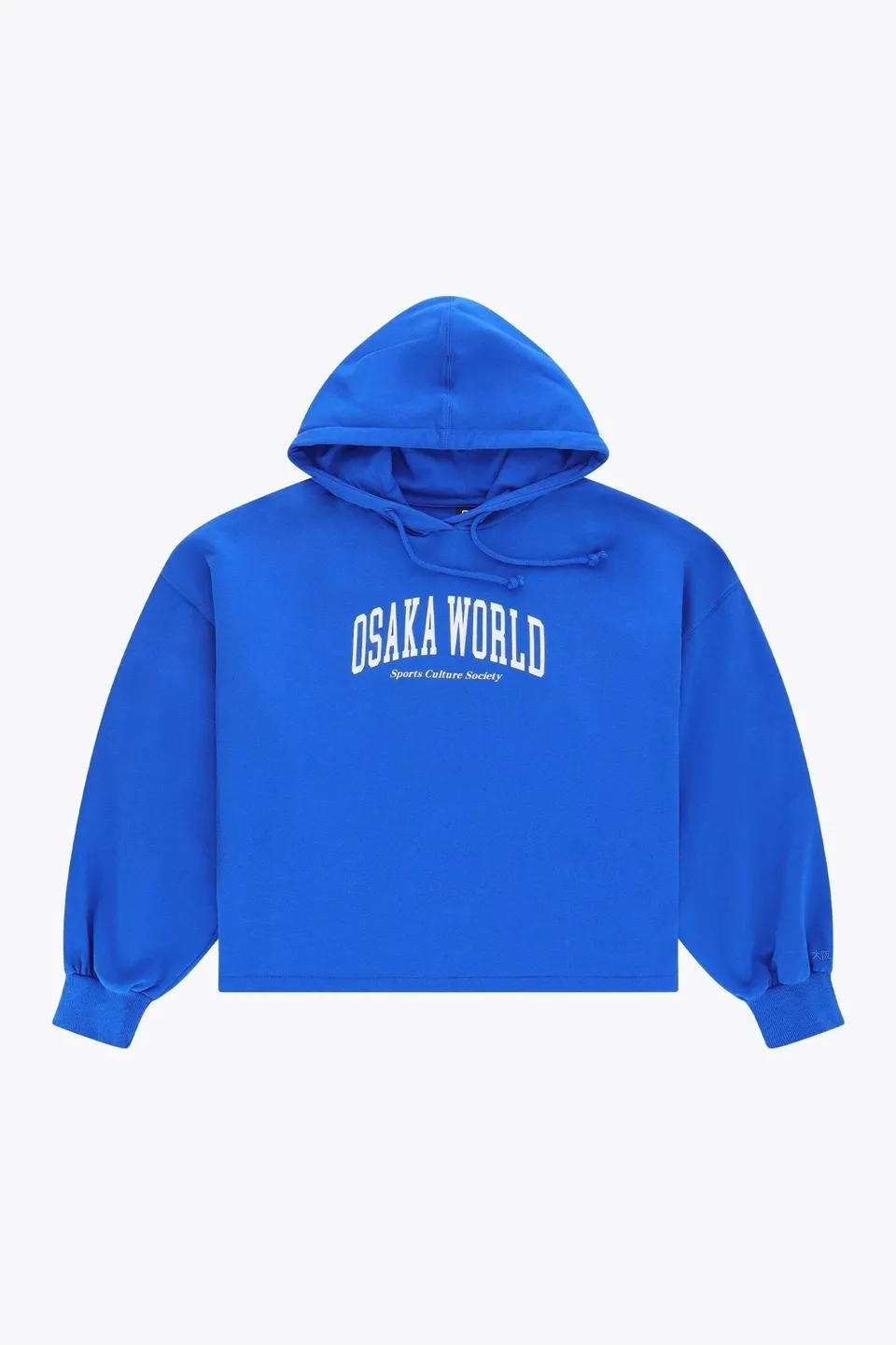 osaka-donna-hoodie-cropped-princess-blue-felpa-corta image 1