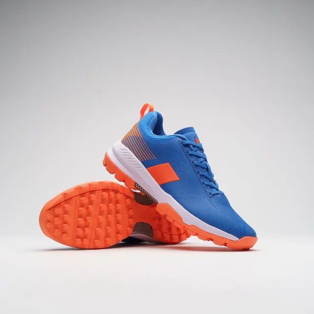 grays-aerocage-scarpe-hockey-blu-arancio-stabilit-e-trazione image 1