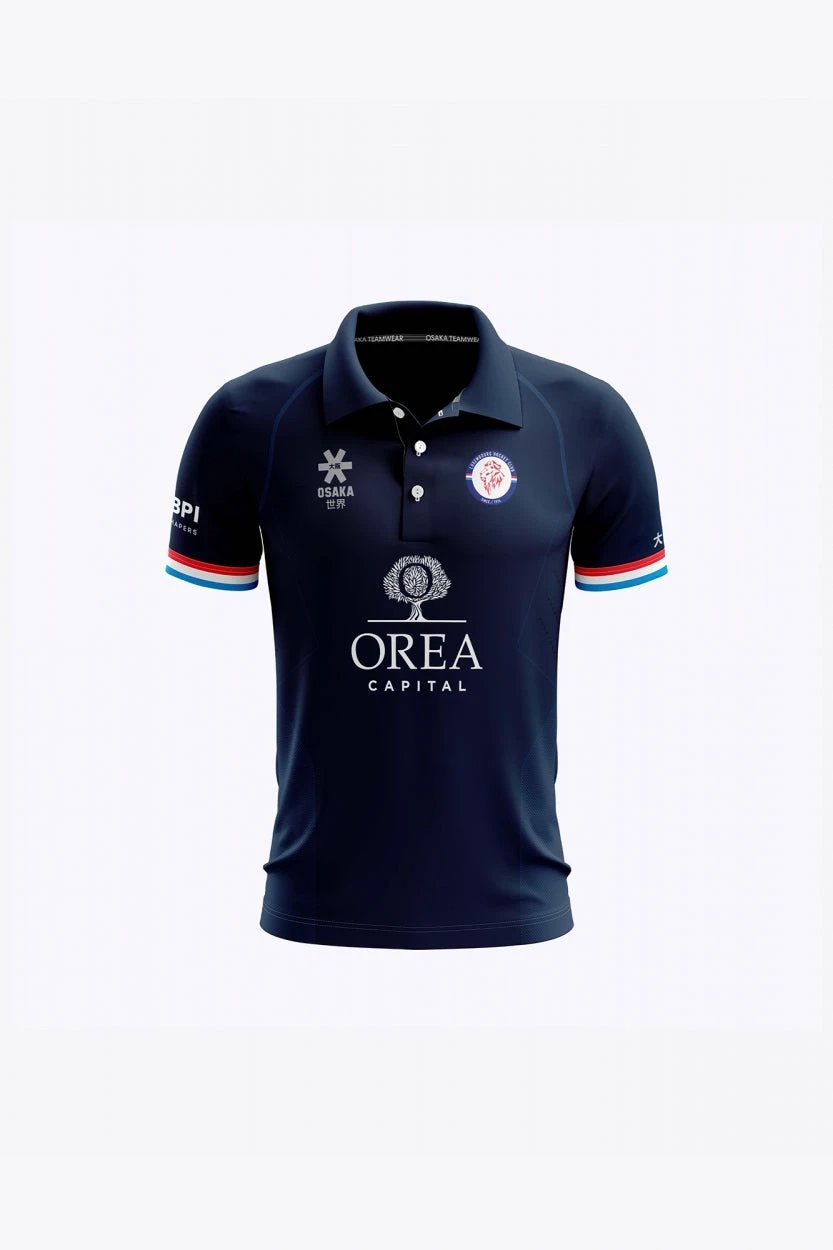 osaka-luxembourg-kids-polo-away-retro-navy-maglia-bambino image 1