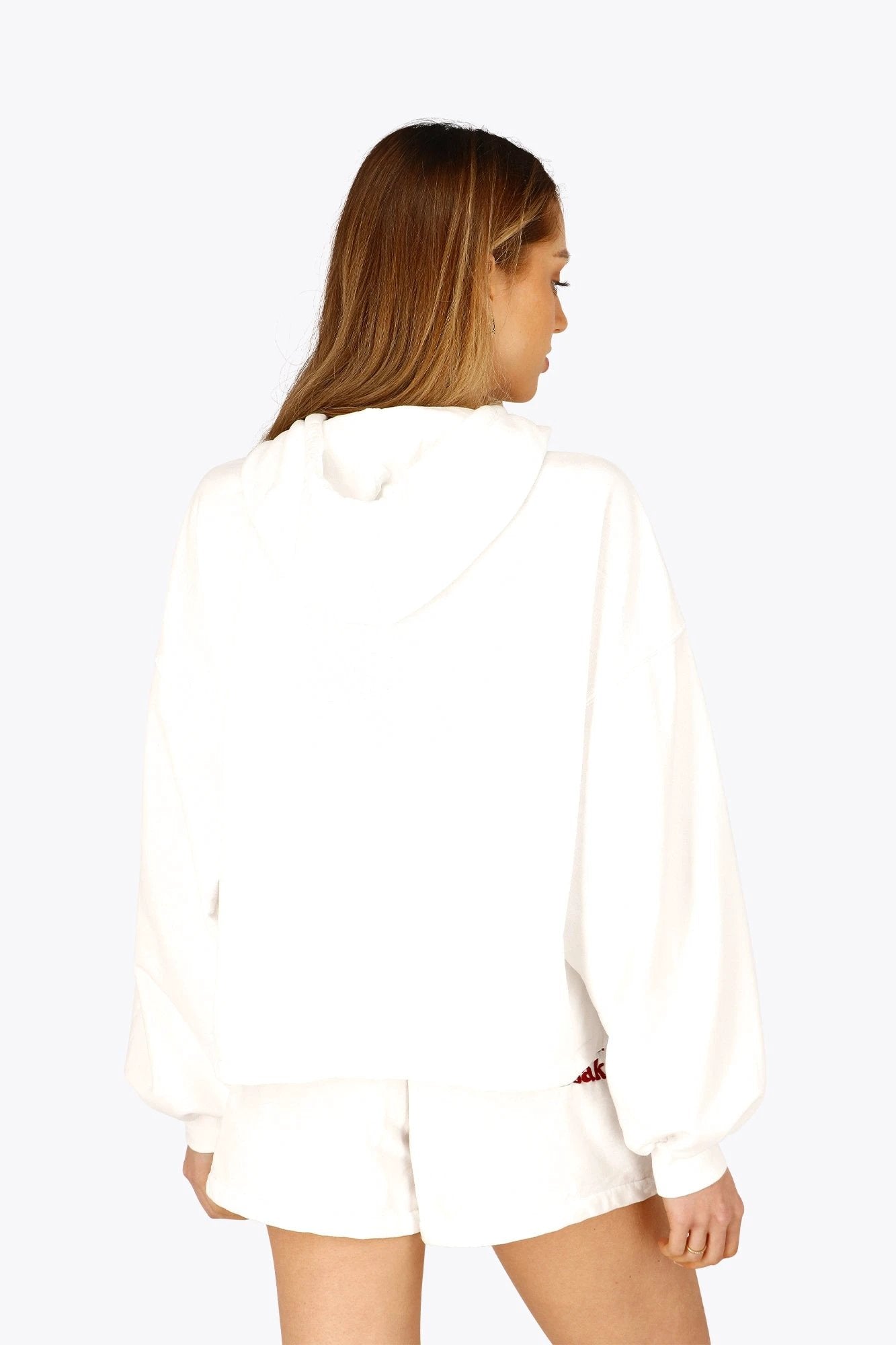osaka-felpa-cropped-hoodie-donna-bianca image 4
