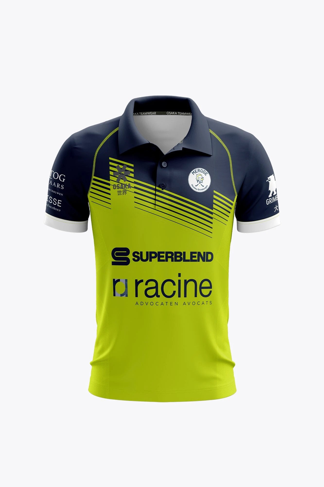 osaka-merode-women-polo-jersey-navy-lime image 1