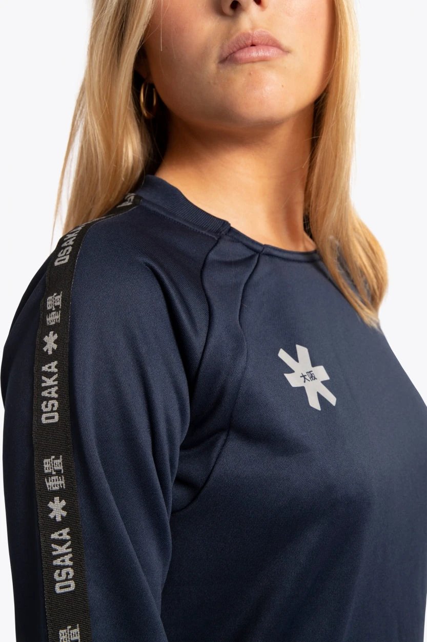 osaka-women-training-sweater-navy-felpa-allenamento-donna-blu-navy image 4