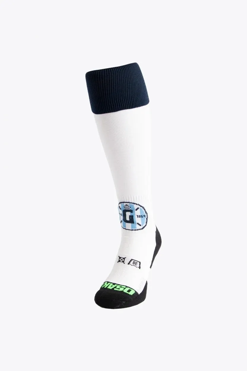 osaka-x-gantoise-calze-hockey-retro-bianche image 1