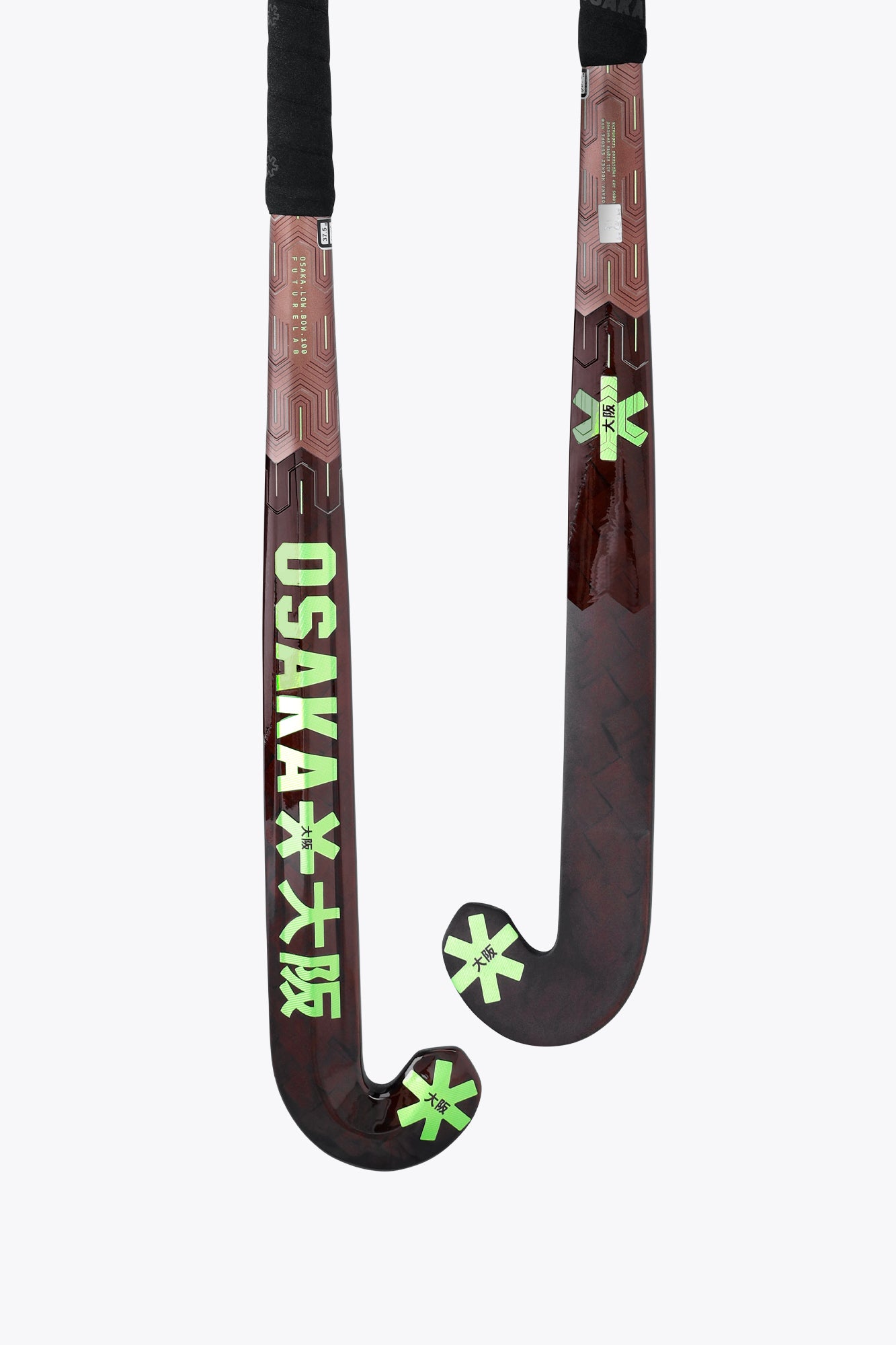 osaka-low-bow-ltd-futurelab-green-ash-mazza-hockey-100-carbonio image 1