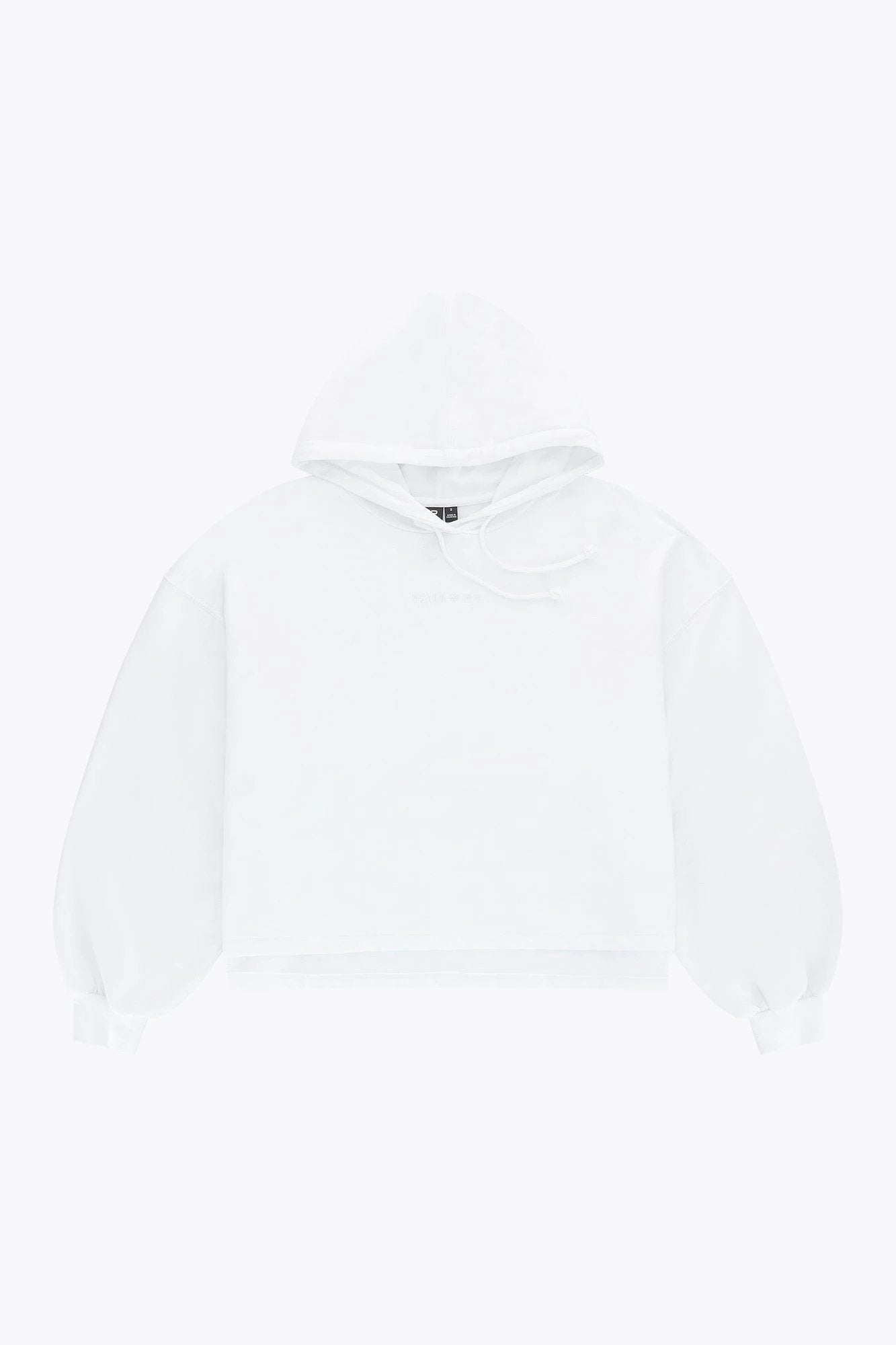 osaka-felpa-cropped-hoodie-donna-bianca image 1