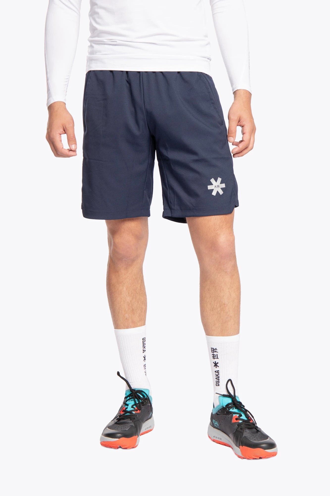osaka-short-training-uomo-navy image 2
