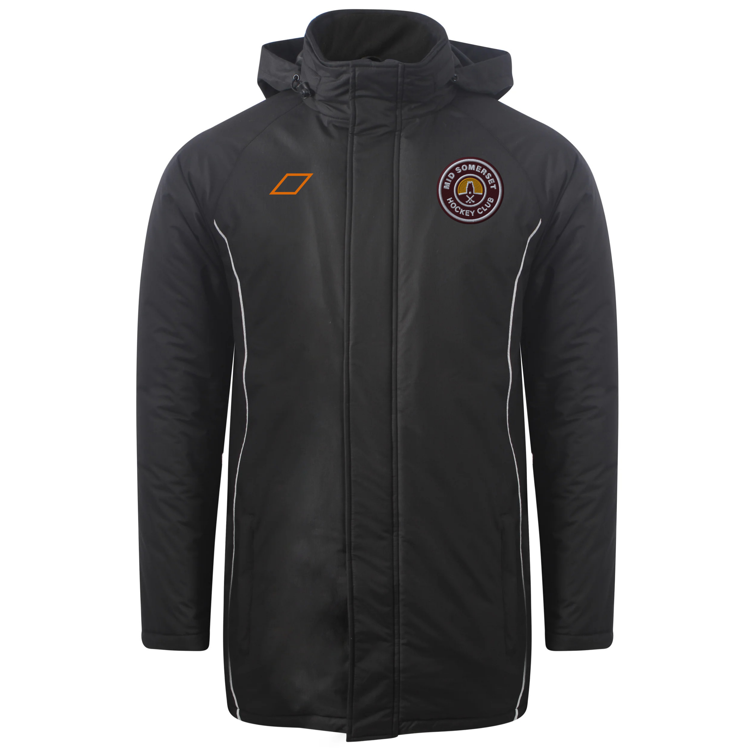 grays-mid-somerset-hc-senior-stadium-jacket-nero-argento image 2