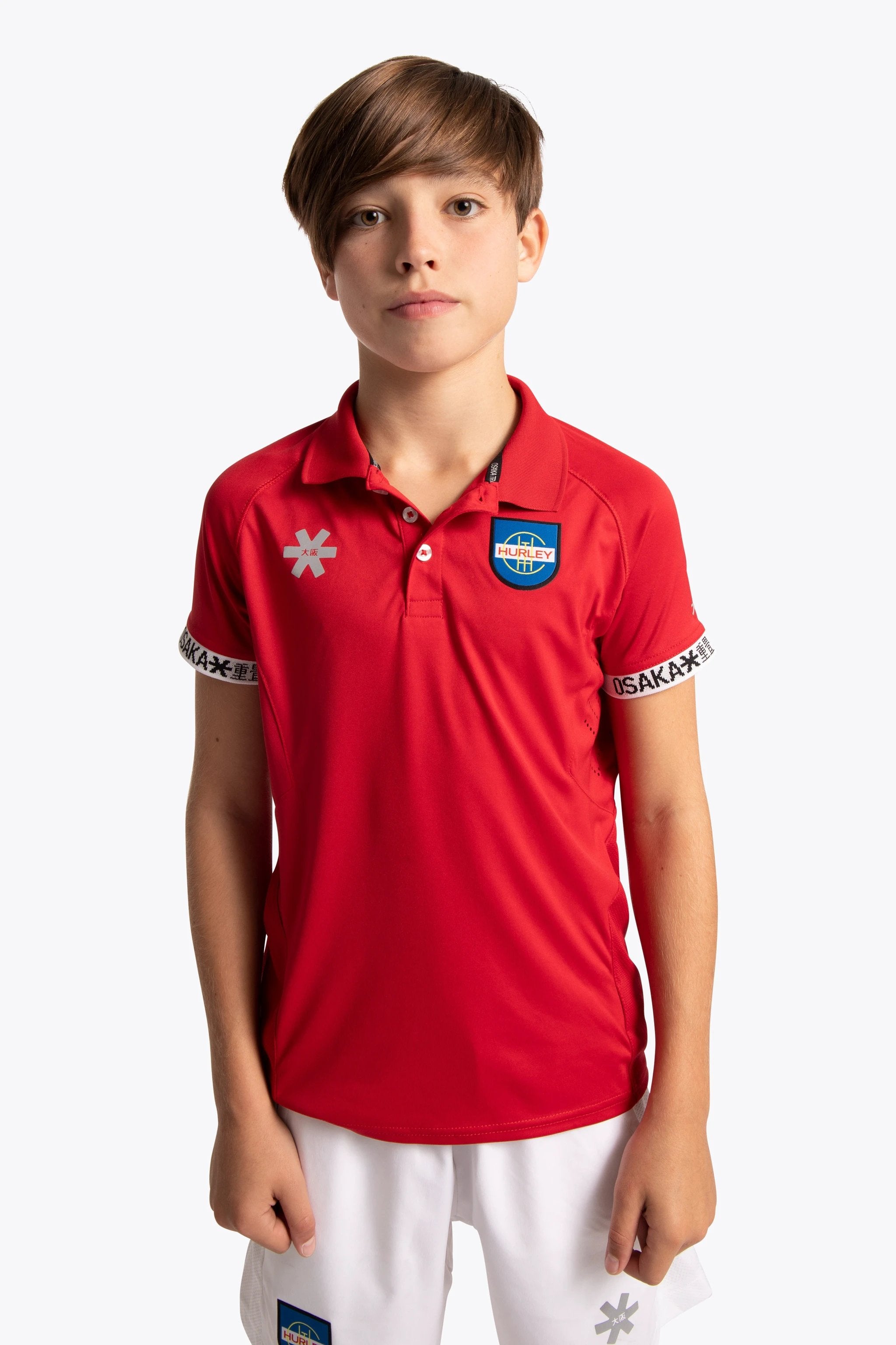 osaka-hurley-deshi-polo-jersey-bambino-rossa image 4