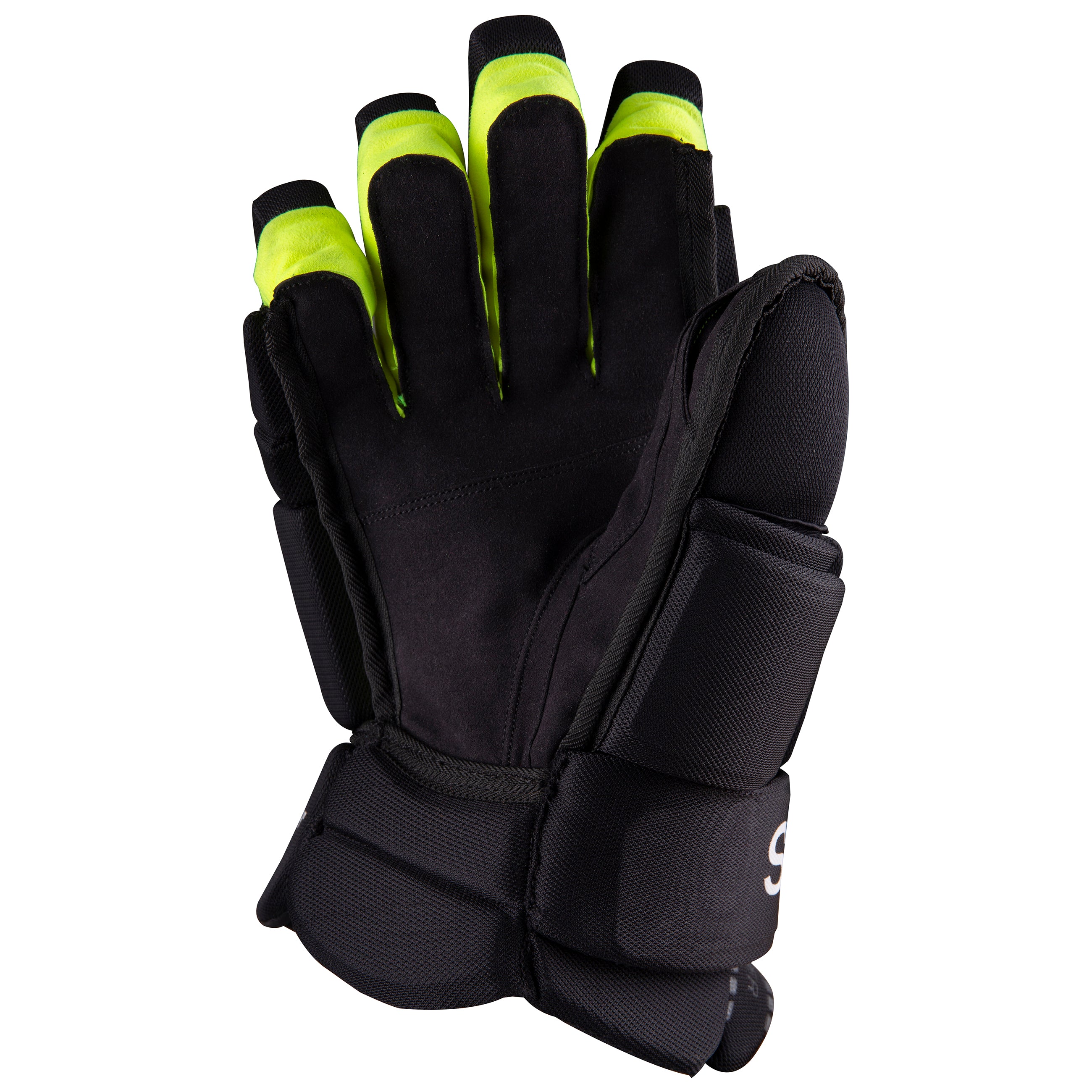 grays-linestopper-guanto-difensivo-hockey-nero-giallo-fluo image 3