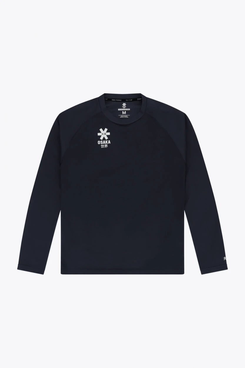 osaka-men-training-tee-long-sleeve-black-maglia-allenamento-manica-lunga-uomo image 1
