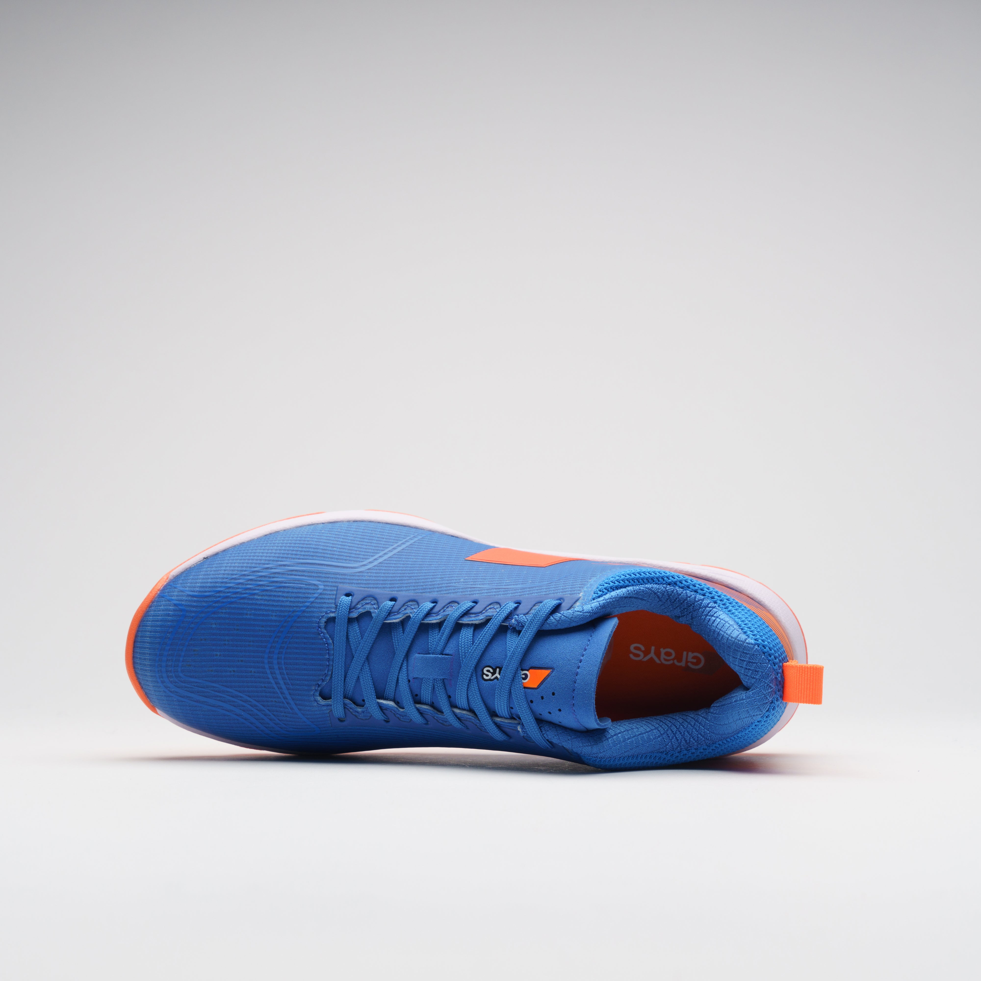 grays-aerocage-scarpe-hockey-blu-arancio-stabilit-e-trazione image 2
