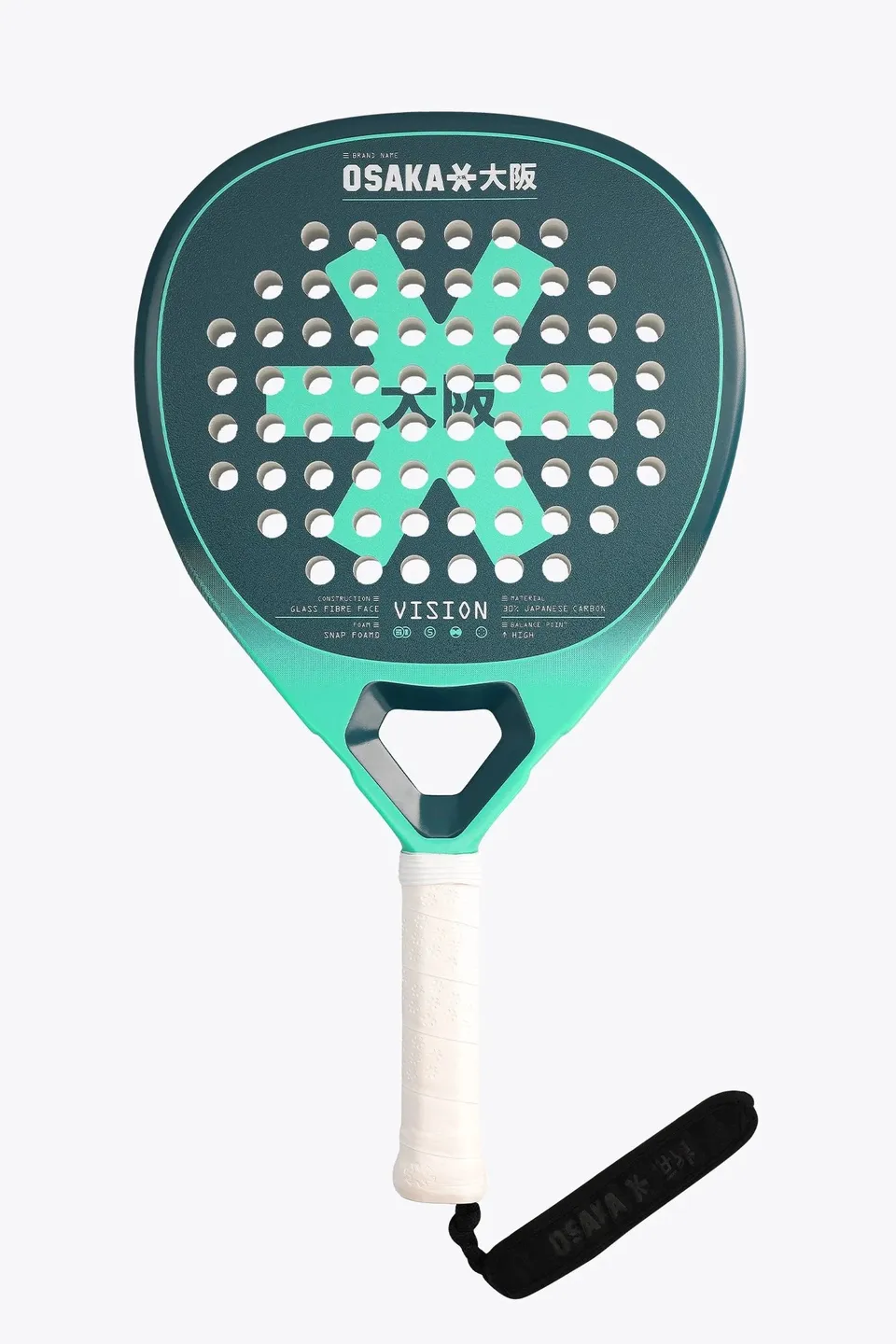 osaka-padel-racket-vision-power-racchetta-padel-transformative-teal image 1
