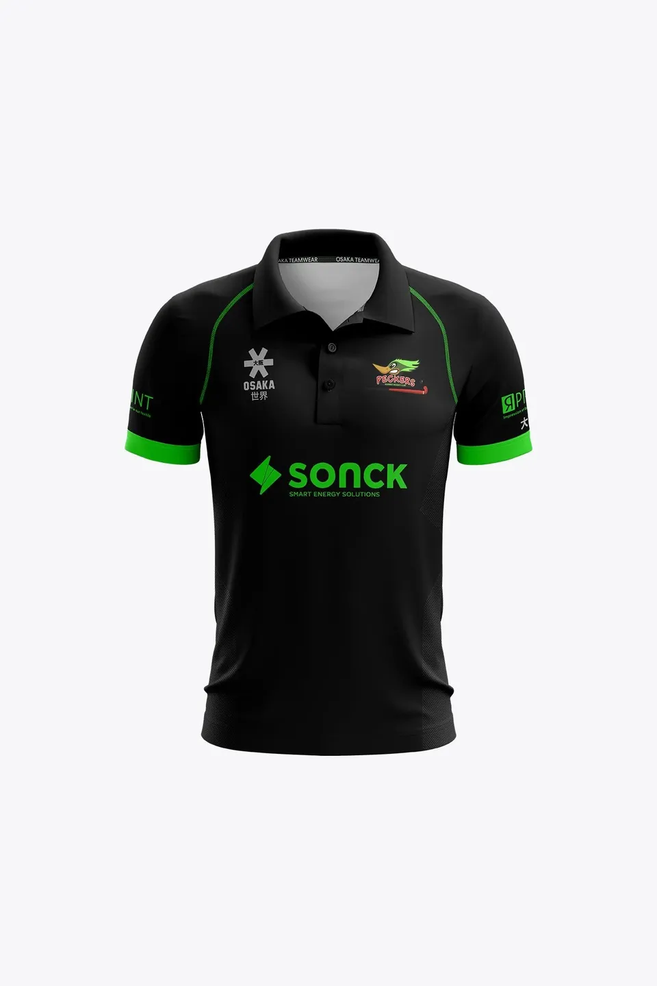 osaka-hc-hannut-polo-jersey-bambino-black image 1
