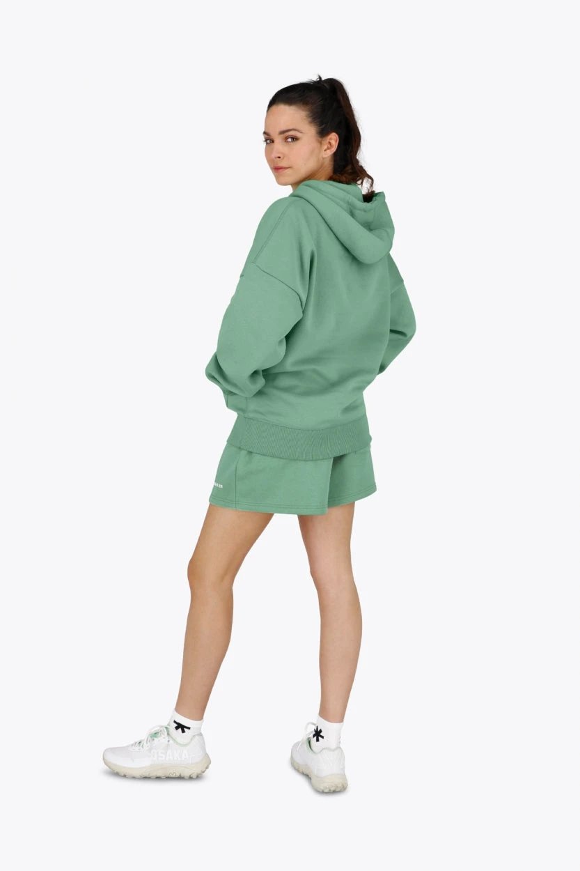 osaka-shibui-women-hoodie-felpa-con-cappuccio-verde-oversize image 5