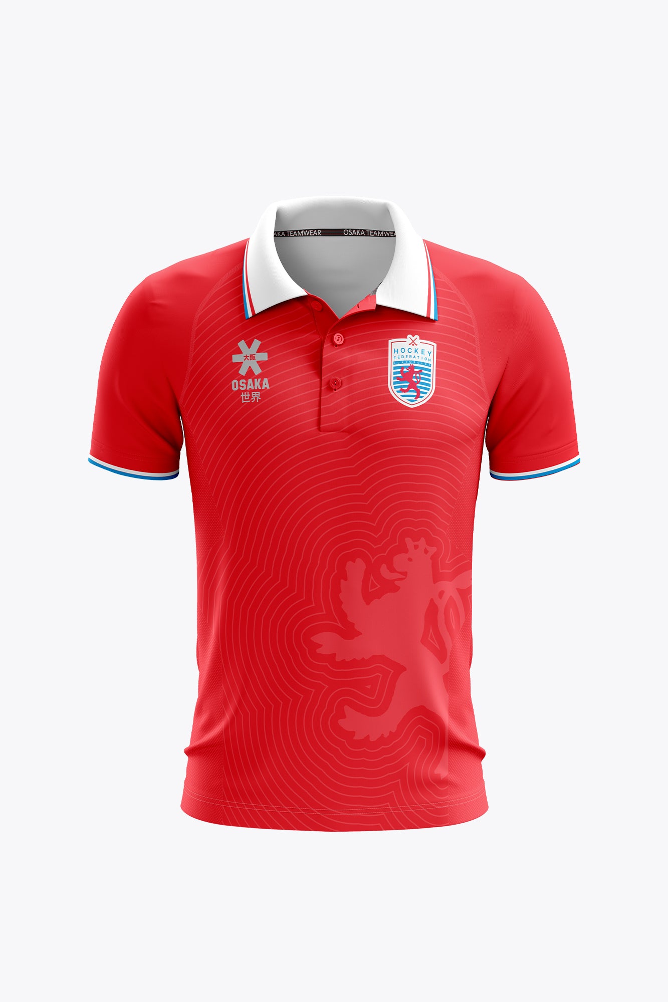osaka-hockey-federation-luxembourg-polo-uomo-rosso image 1