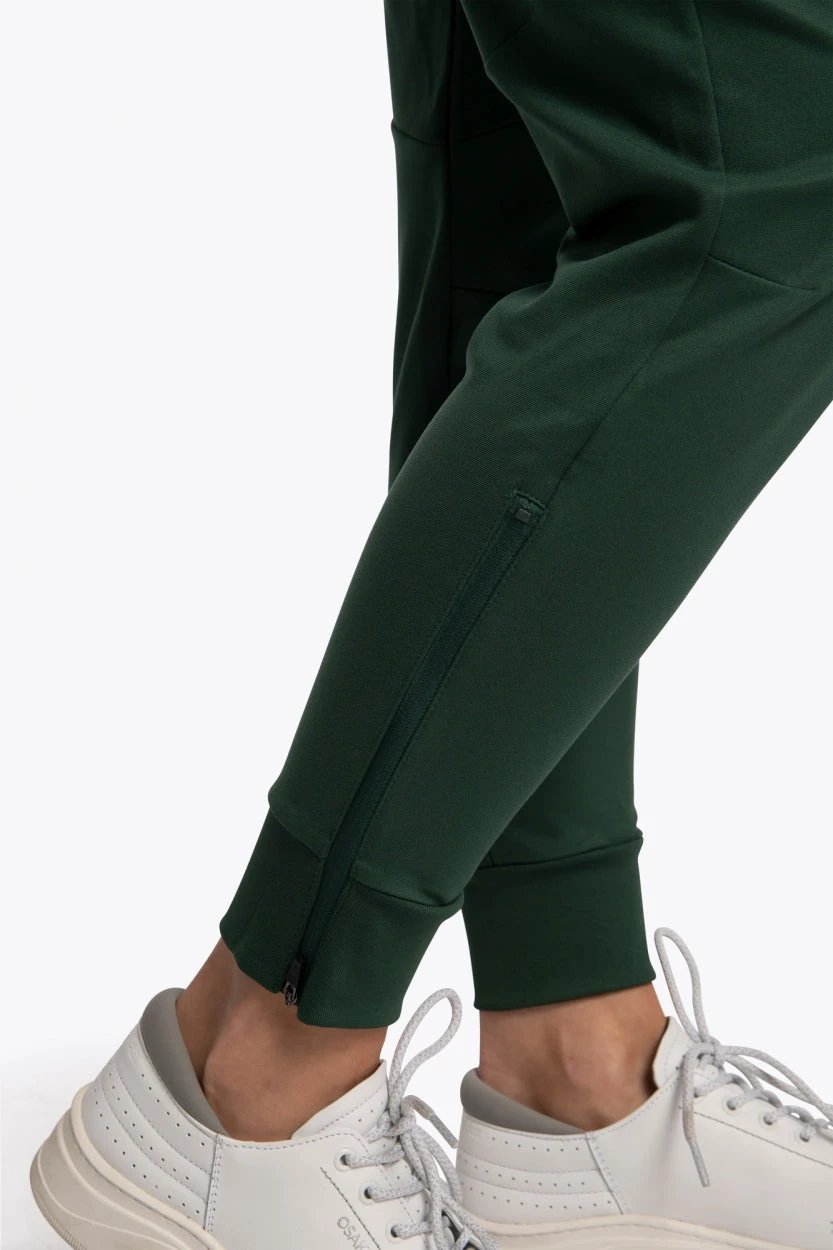 osaka-pantaloni-track-donna-verde-scuro-dark-green image 7