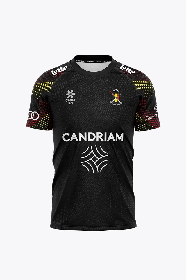 osaka-belgium-training-tee-uomo-black image 1