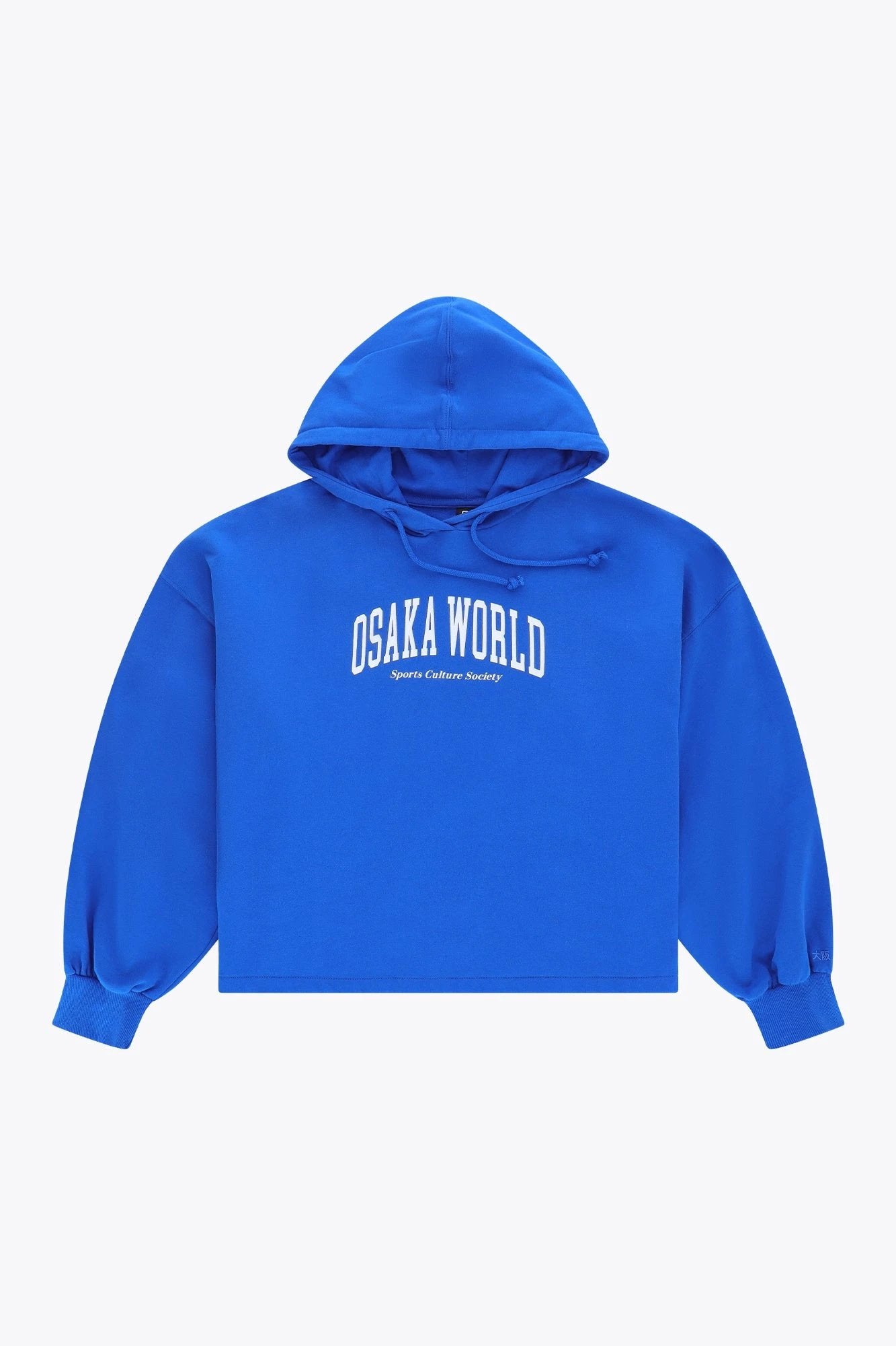osaka-donna-hoodie-cropped-princess-blue-felpa-corta image 1