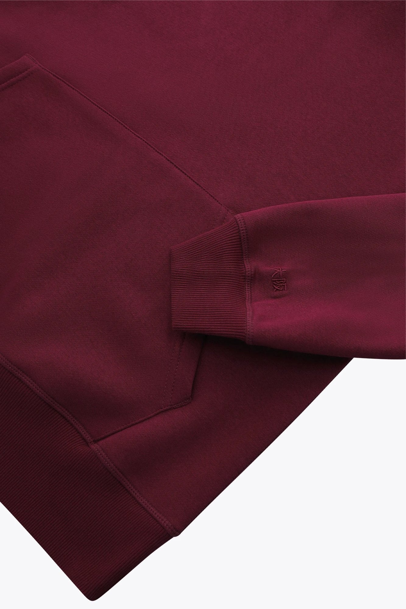 osaka-kids-hoodie-basic-felpa-bambino-bordeaux image 4