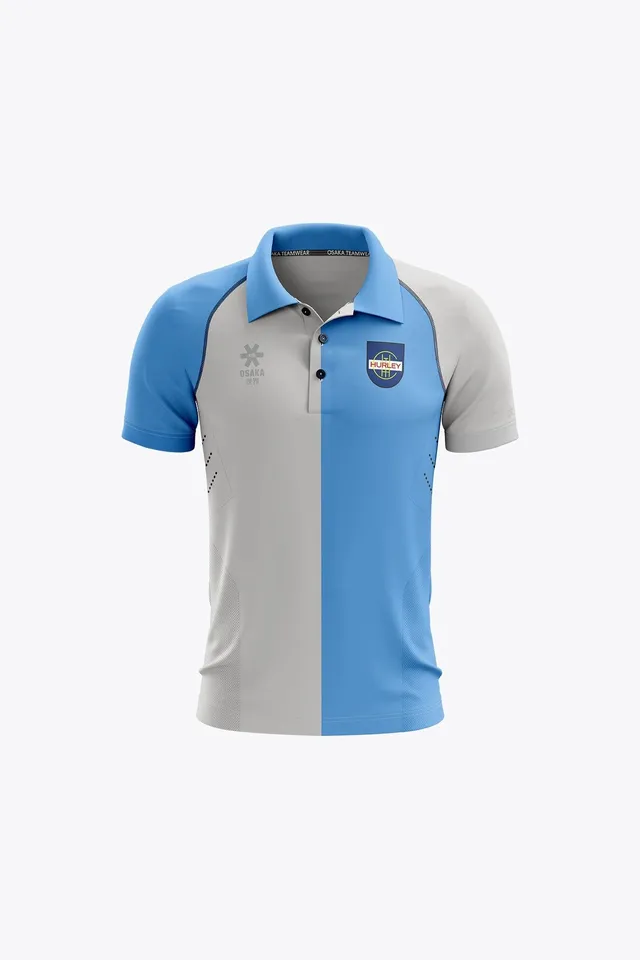 osaka-hurley-deshi-polo-jersey-kids-sky-blue-grey image 1