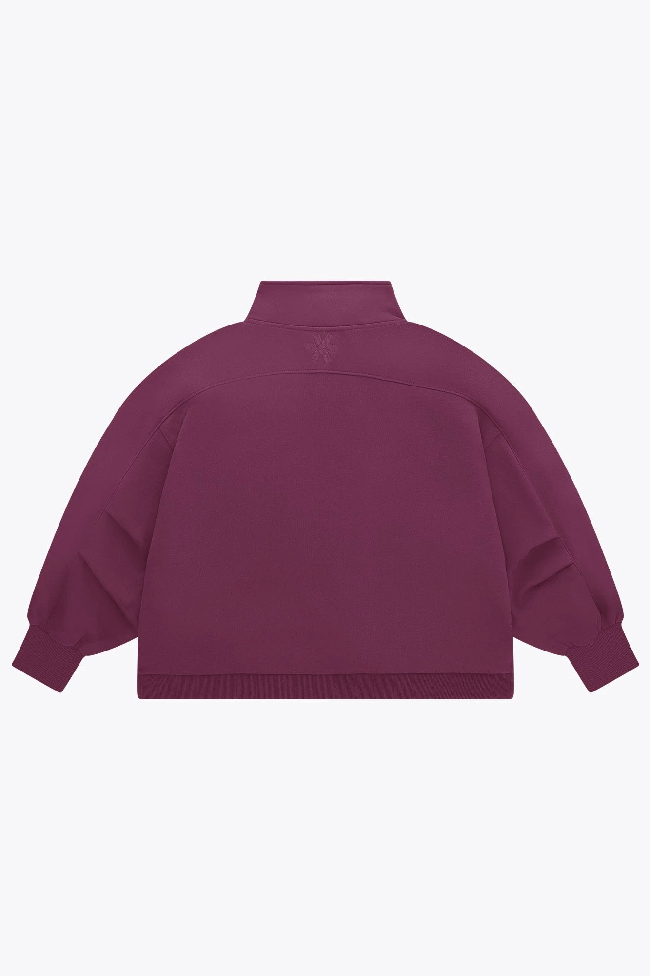 osaka-cropped-half-zip-felpa-donna-cherry-lacquer image 3