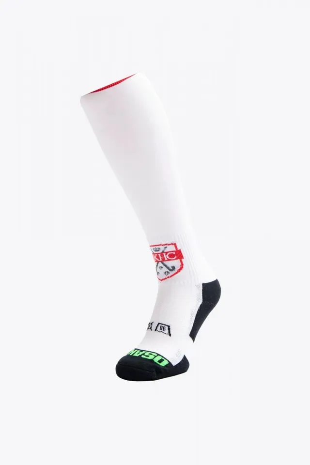 osaka-hc-knokke-field-hockey-socks-calze-hockey-white image 1