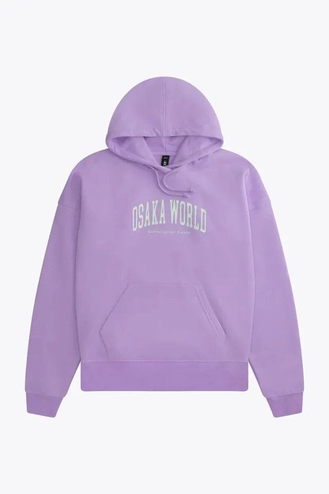 osaka-shibui-felpa-hoodie-donna-light-purple image 1