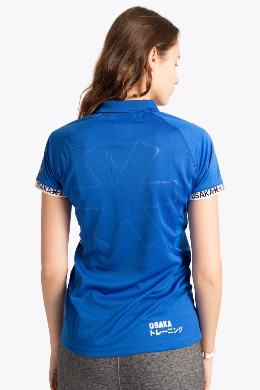 osaka-women-polo-jersey-royal-blue-polo-sportiva-donna image 4