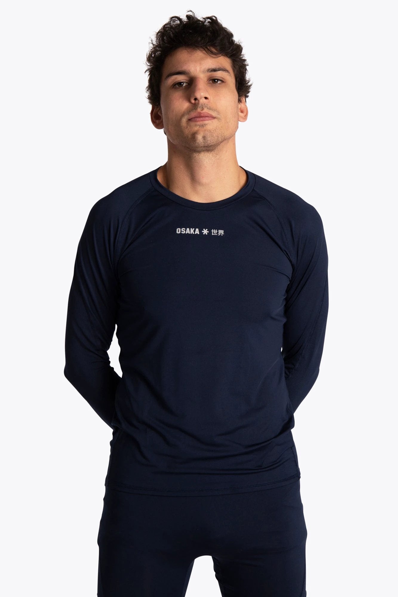 osaka-maglia-baselayer-uomo-manica-lunga-blu-navy image 2