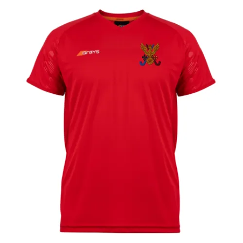 grays-icsm-ladies-hockey-club-axis-650-maglia-hockey-junior-rossa image 1