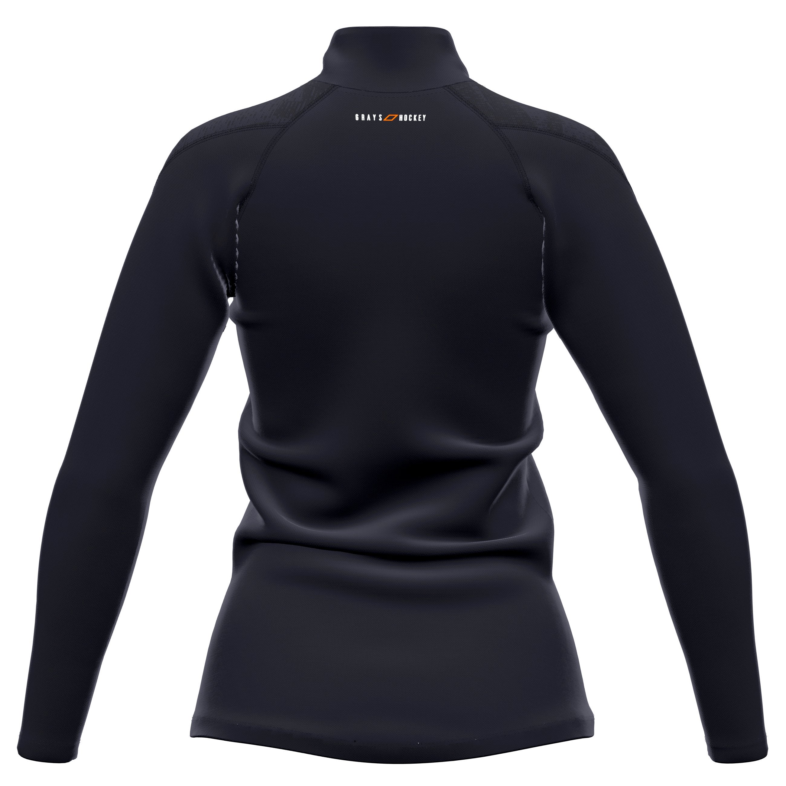 grays-performance-pile-donna-1-4-zip-con-collo-alto-nero image 5